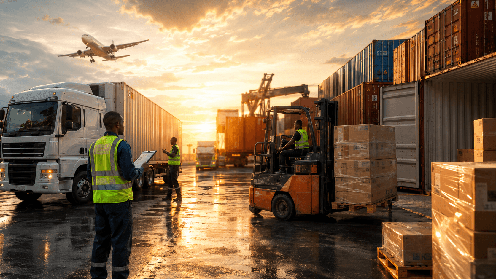 Cartons et préparation logistique pour un déménagement international depuis N'Djamena