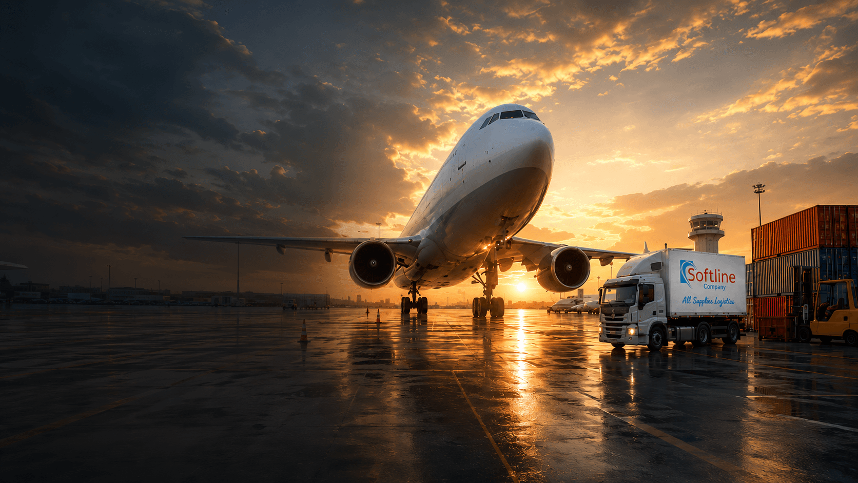Opération cargo et fret aérien de Softline Company