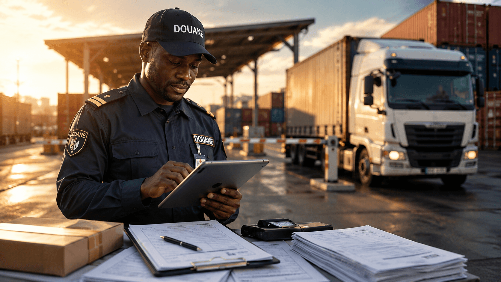 Documents de douane pour article transit