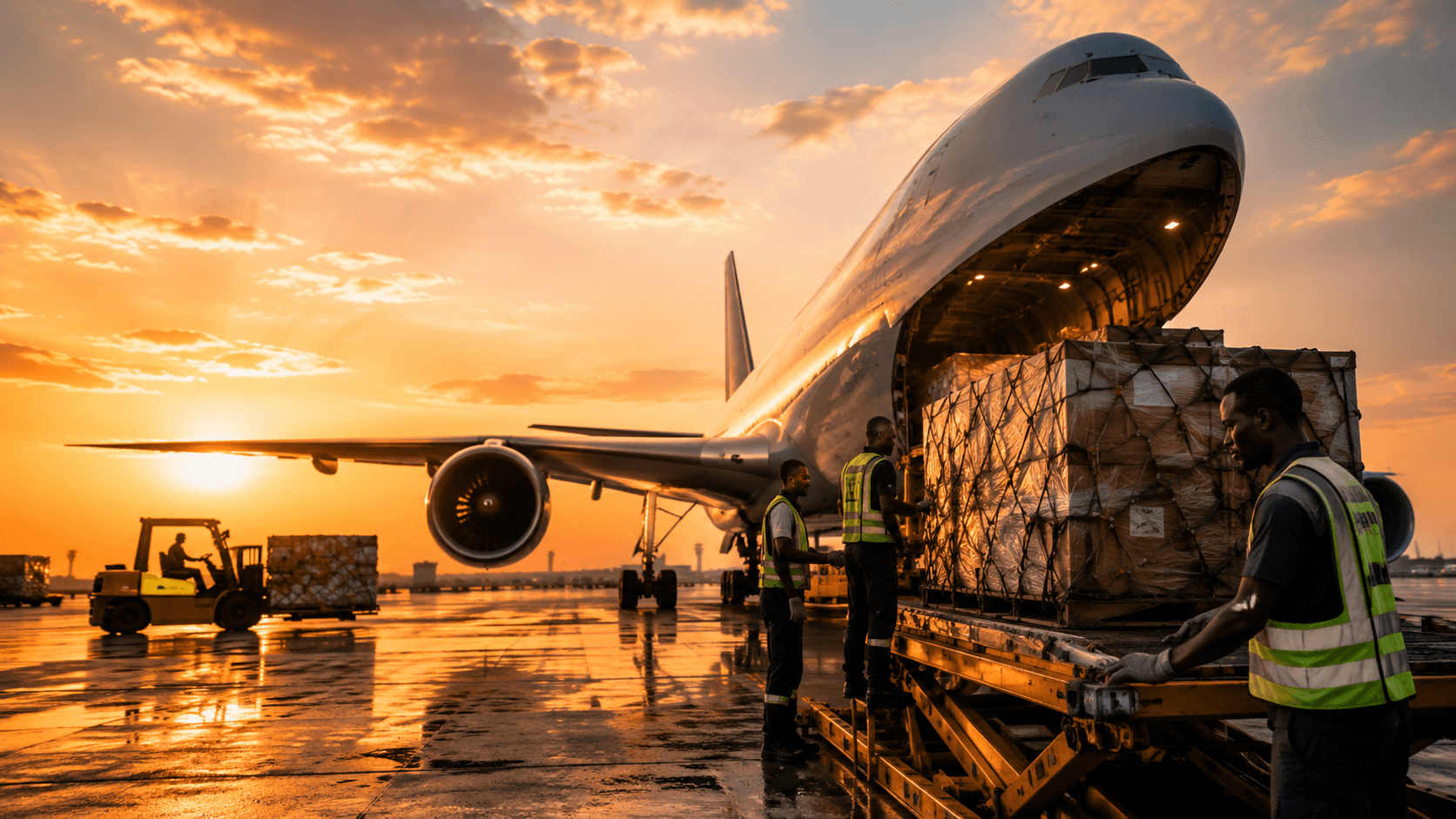 Avion cargo pour article sur le fret aérien
