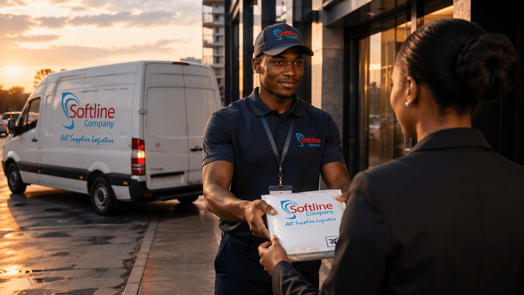 Colis préparés pour une messagerie express